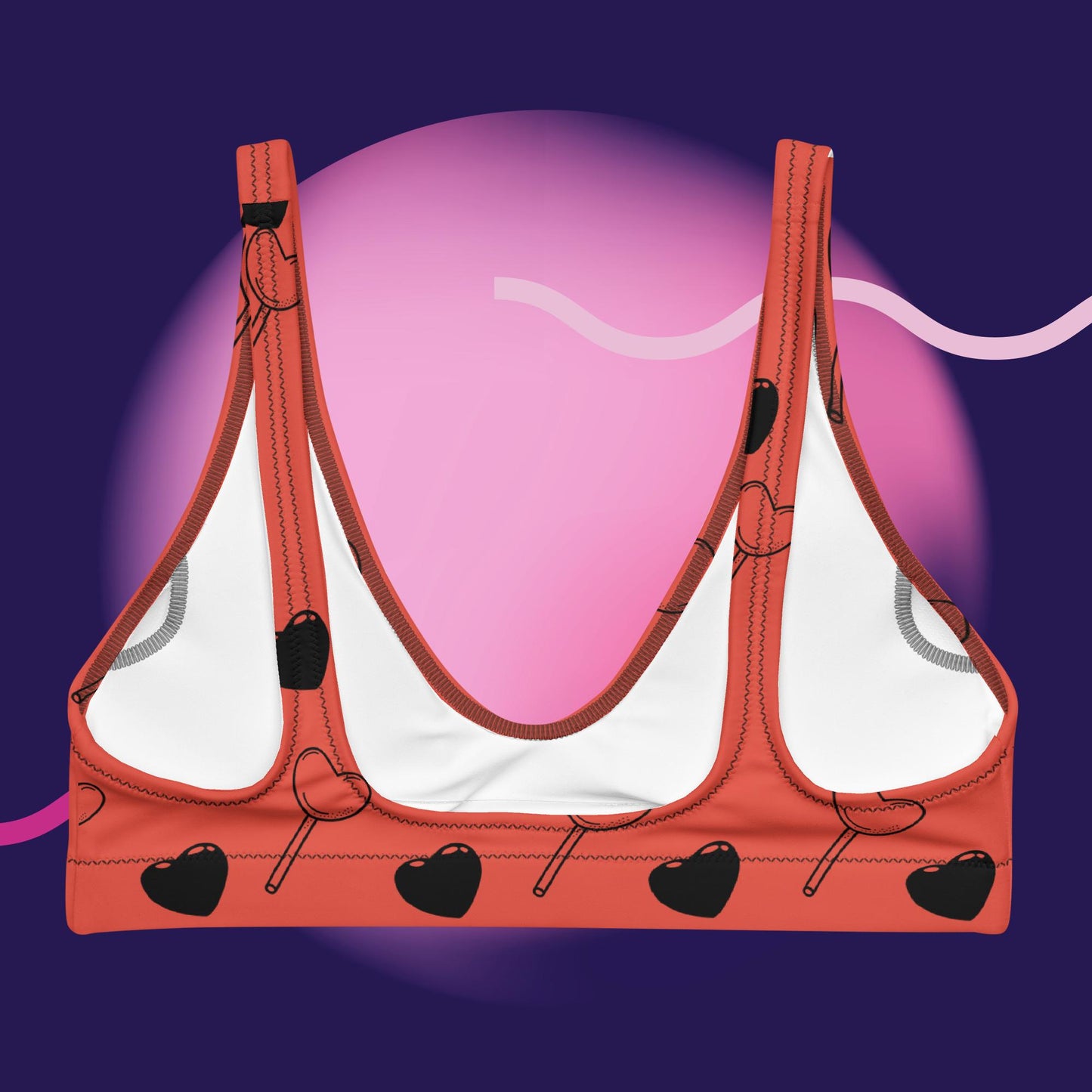 Moon Lvnding Heartfelt Bikini Top