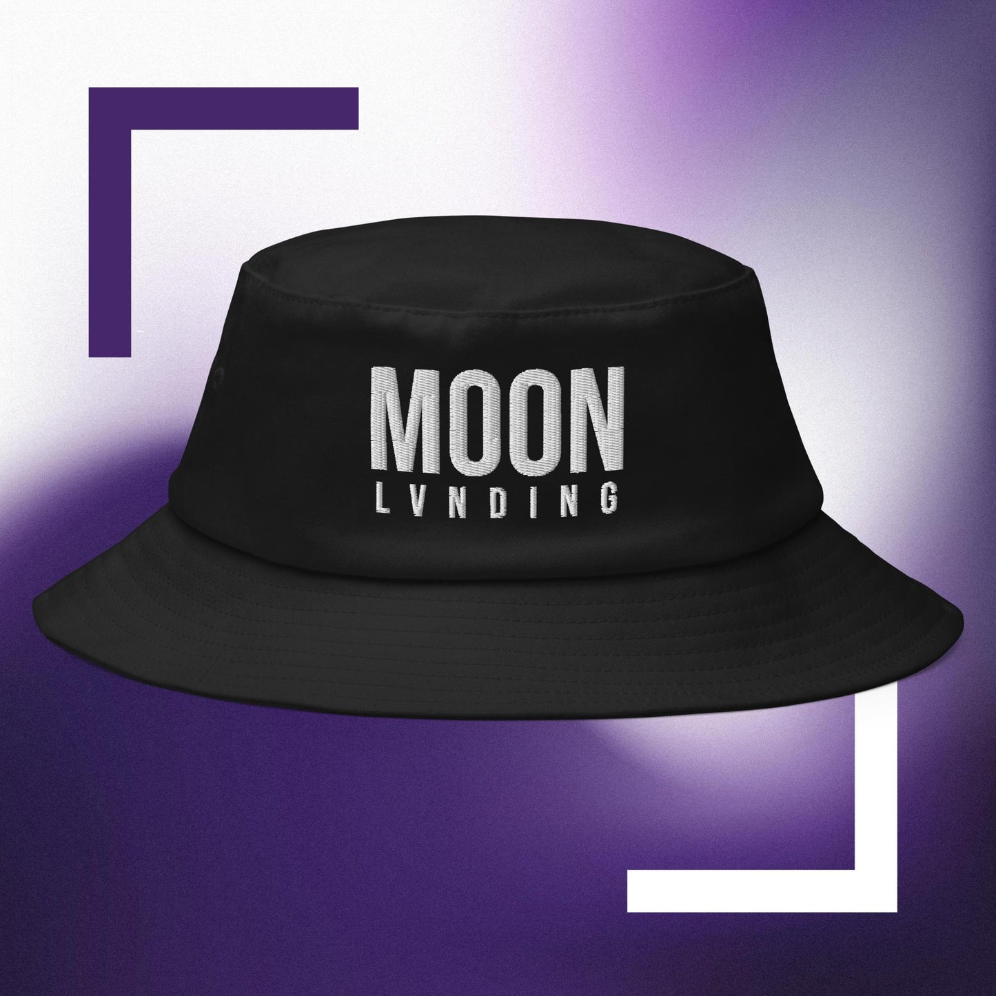 Moon Lvnding Old School Bucket Hat