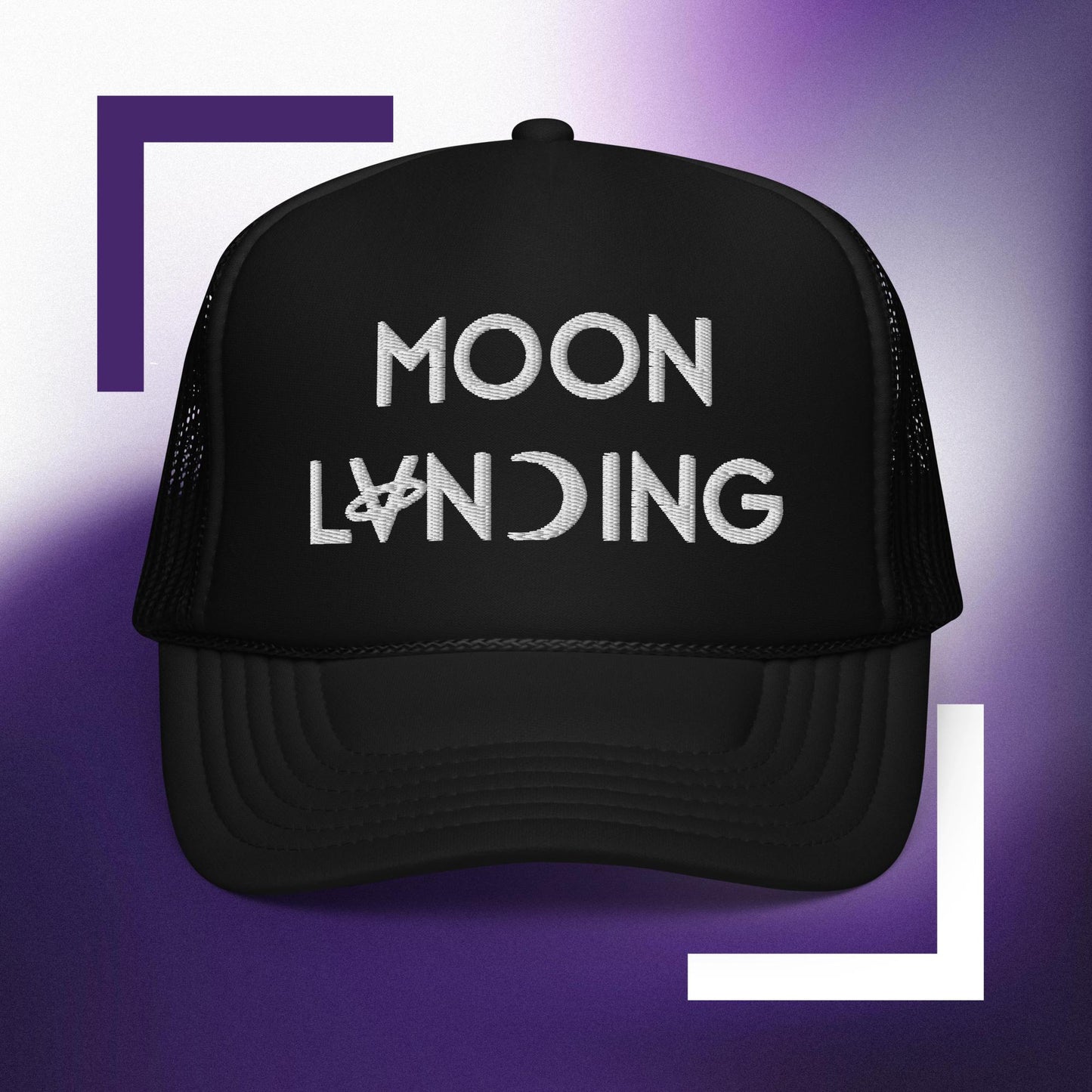 Foam Moon Lvnding Trucker hat