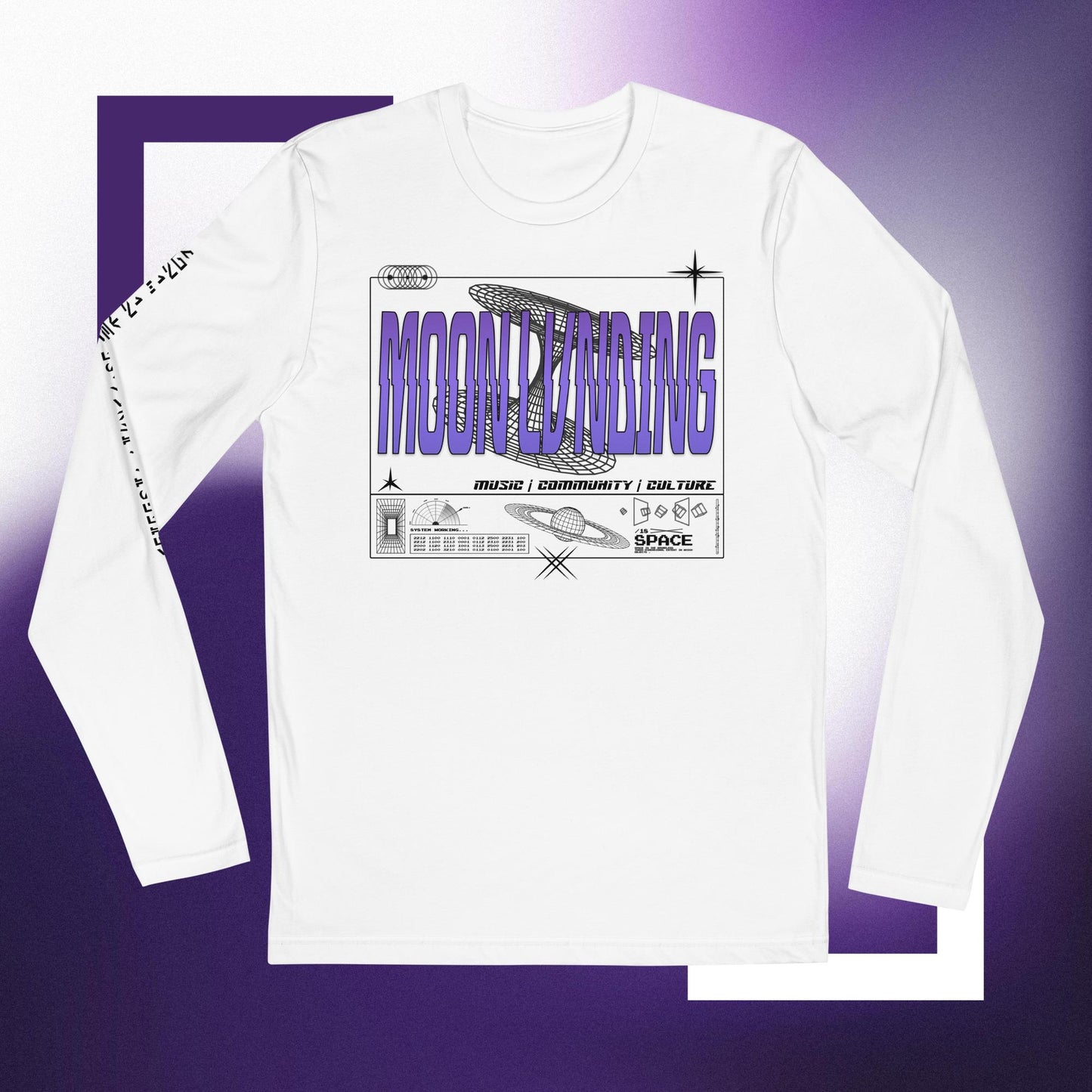 Lunar Long Sleeve Fitted Crew