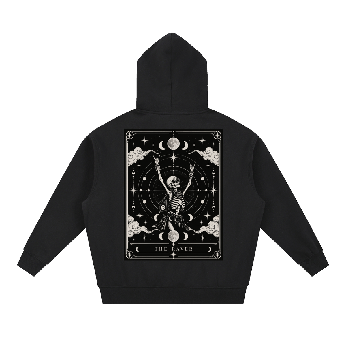 hoodie,fall,tarot,halloween,raver