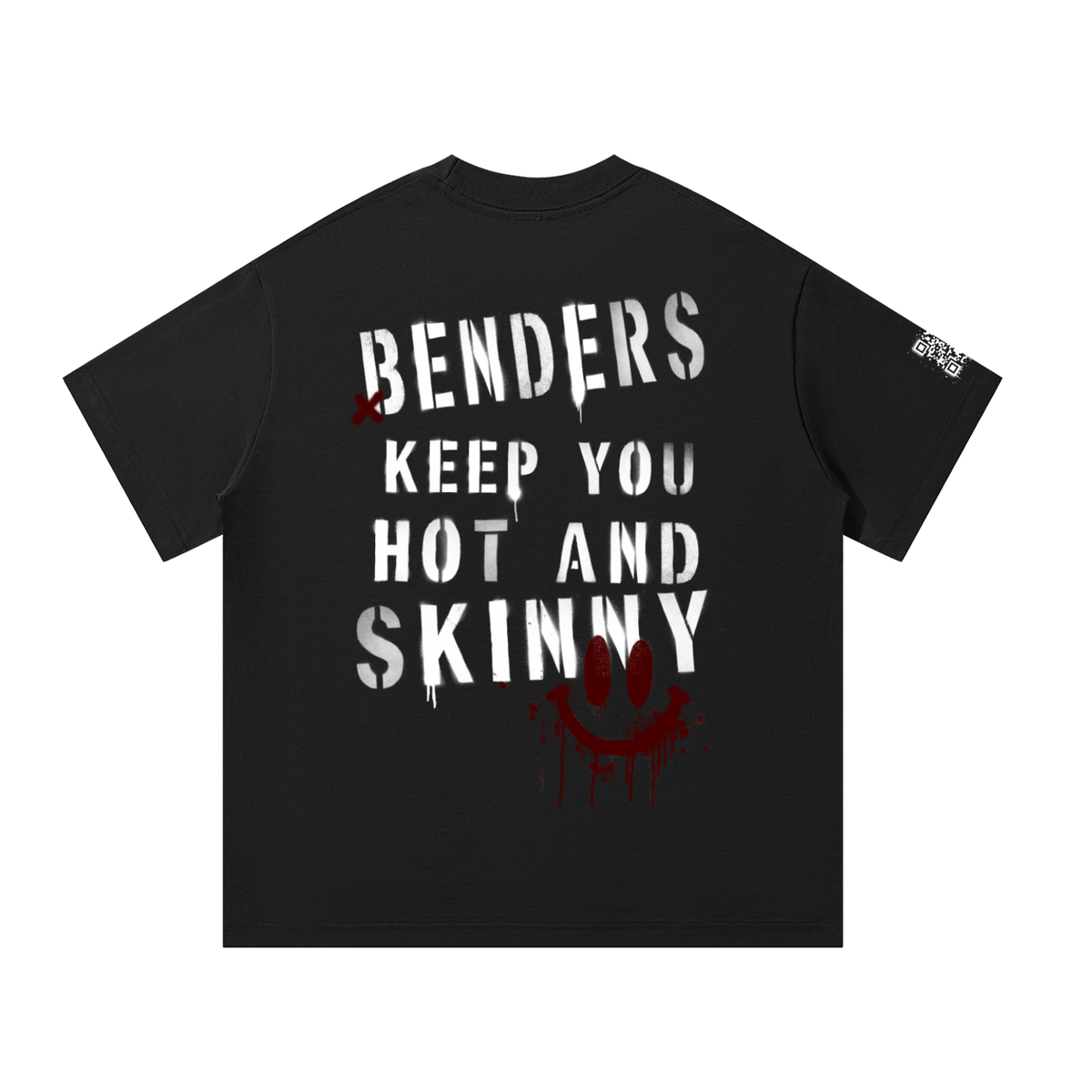 Benders Keep You Hot & Skinny Oversized Rave T-Shirt