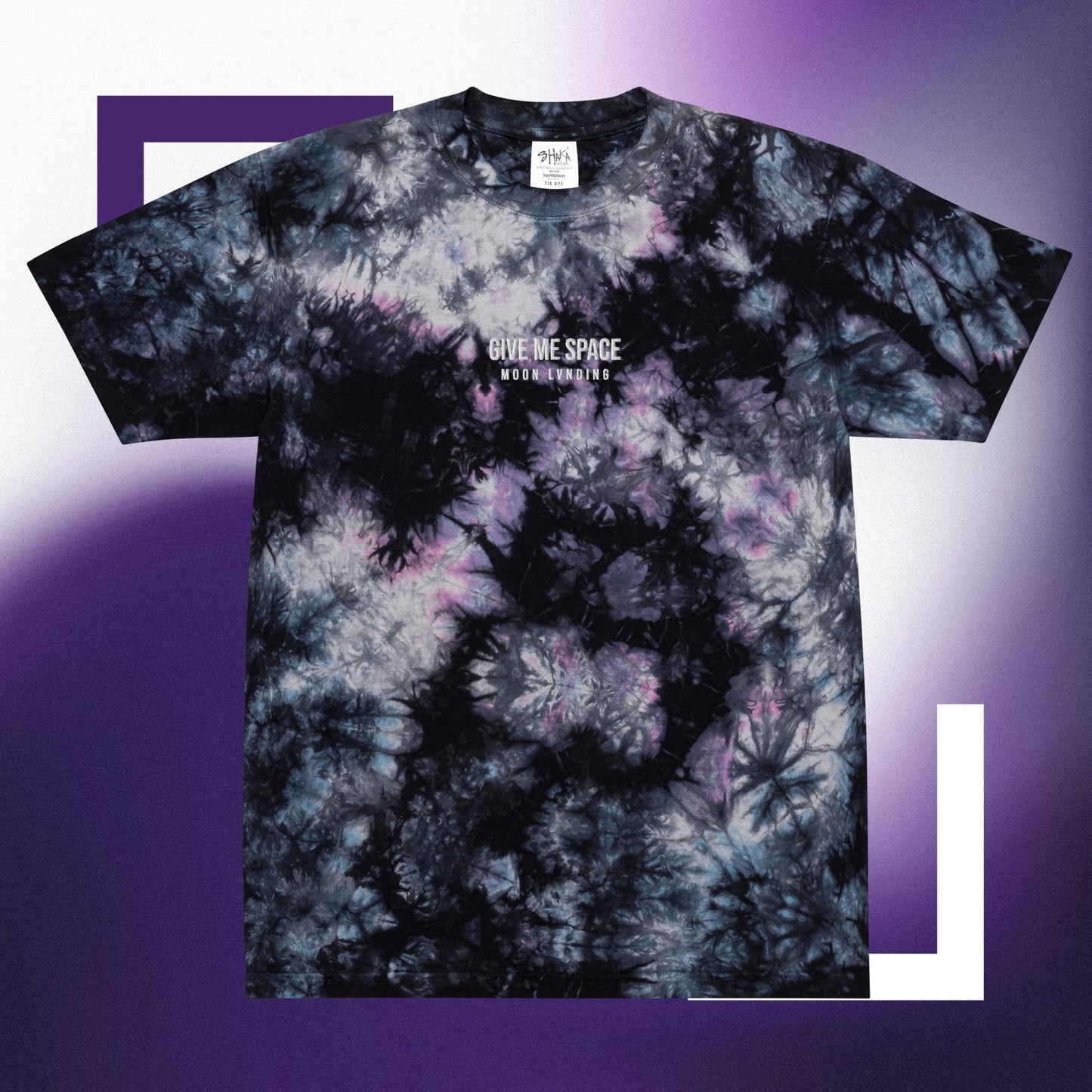 Give Me Space Oversized Tie-Dye T-shirt (Limited Edition)