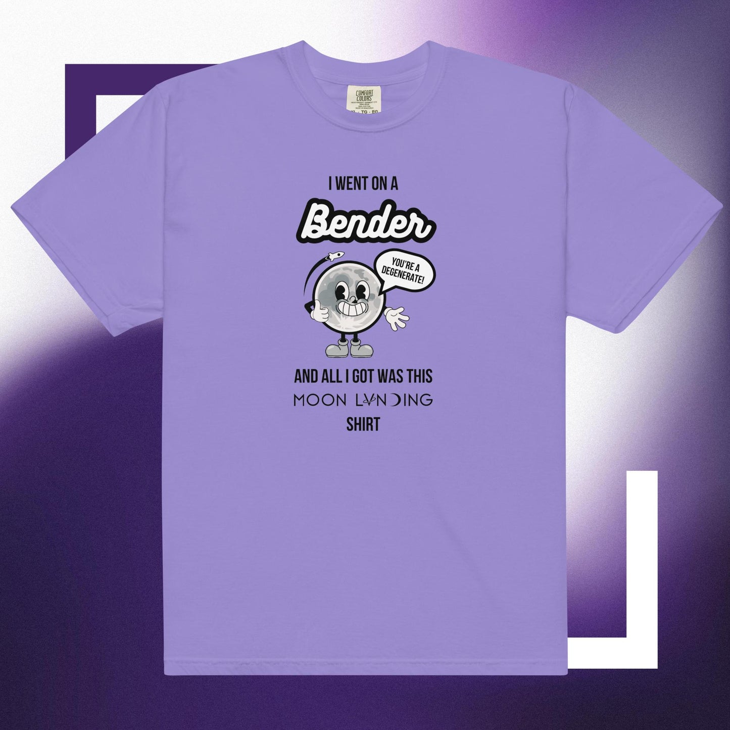 Bender Unisex Garment-Dyed Heavyweight T-Shirt